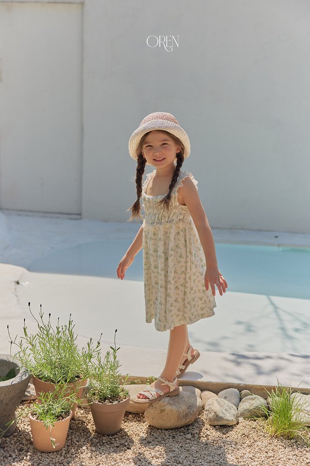 Oren - Korean Children Fashion - #kidsstore - Rosier Terry One-piece - 12