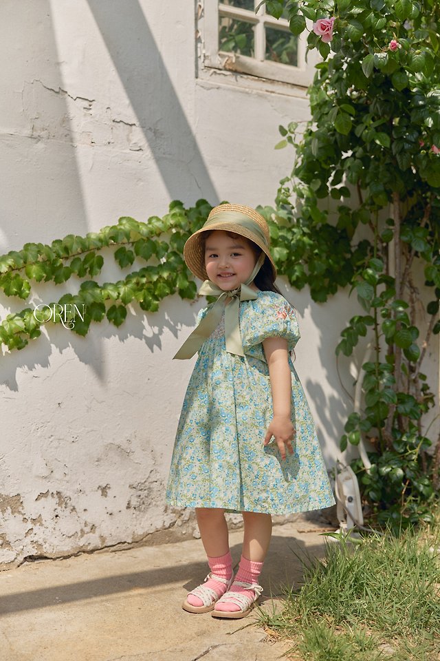 Oren - Korean Children Fashion - #kidsstore - Solara Smocking One-piece - 11