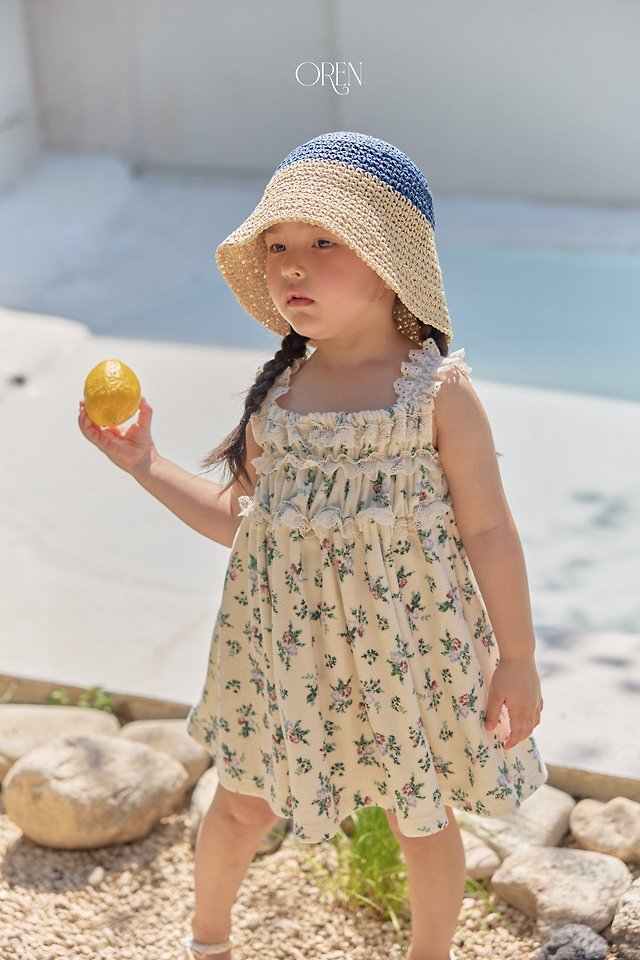 Oren - Korean Children Fashion - #littlefashionista - Casa Two-Tone Raffia Bucket Hat - 6