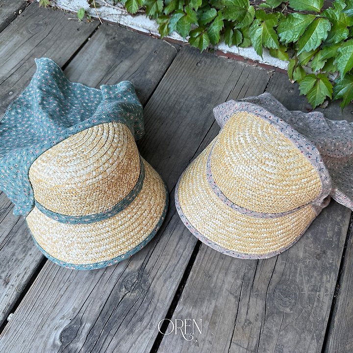 Oren - Korean Children Fashion - #littlefashionista - Soleil Scarf Straw Hat - 2