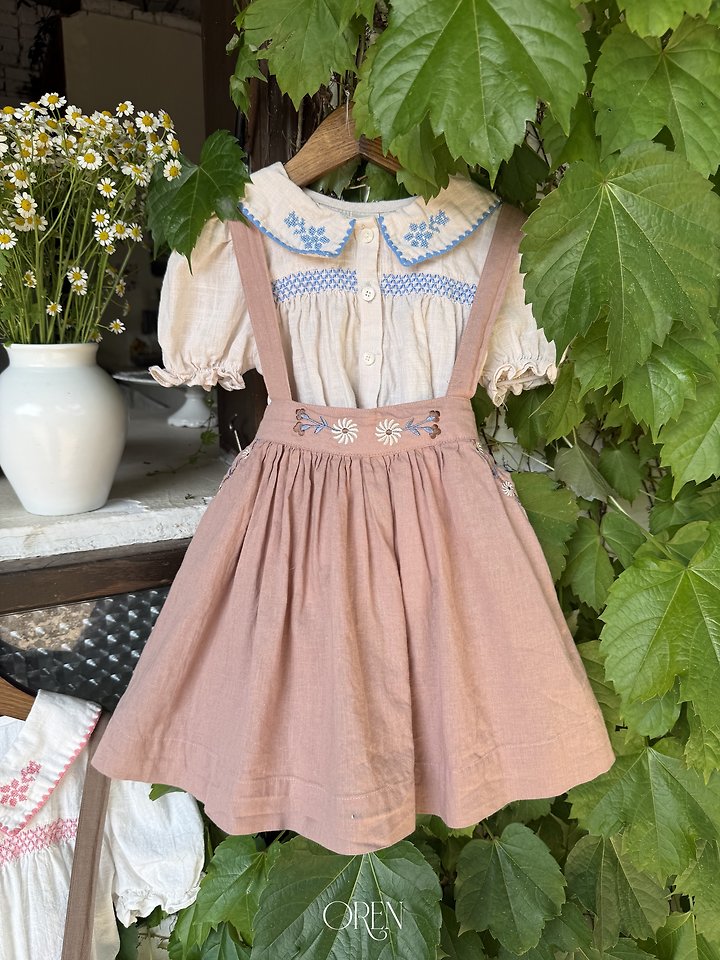 Oren - Korean Children Fashion - #littlefashionista - Serenne Smock Blouse - 5