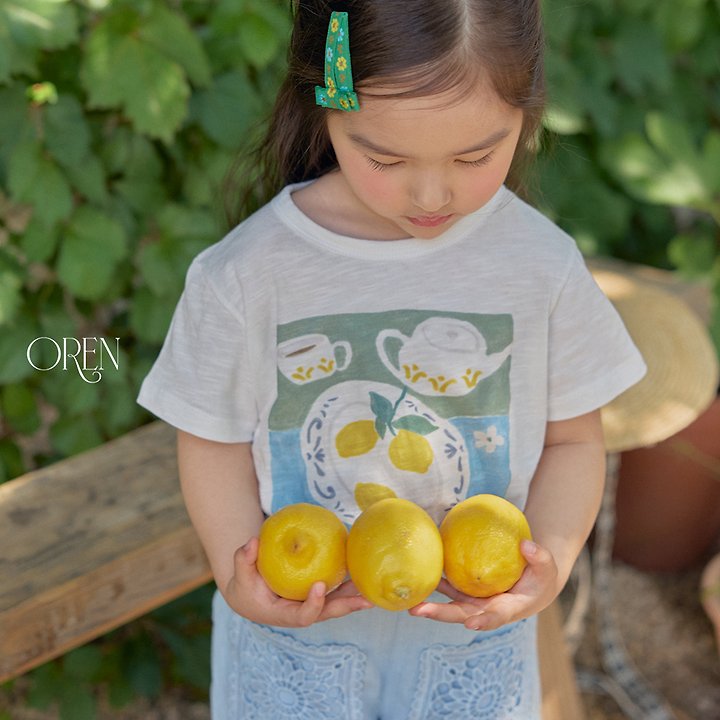 Oren - Korean Children Fashion - #littlefashionista - Maison Lemon Tee - 2