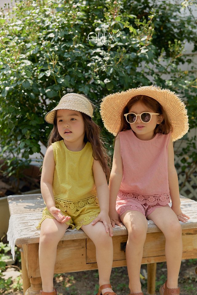 Oren - Korean Children Fashion - #littlefashionista - Cielo Sleeveless Set - 11