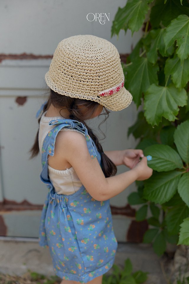 Oren - Korean Children Fashion - #littlefashionista - Camellia Jumper Overalls - 10