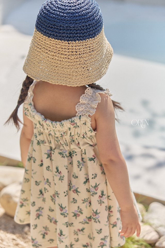 Oren - Korean Children Fashion - #magicofchildhood - Casa Two-Tone Raffia Bucket Hat - 7