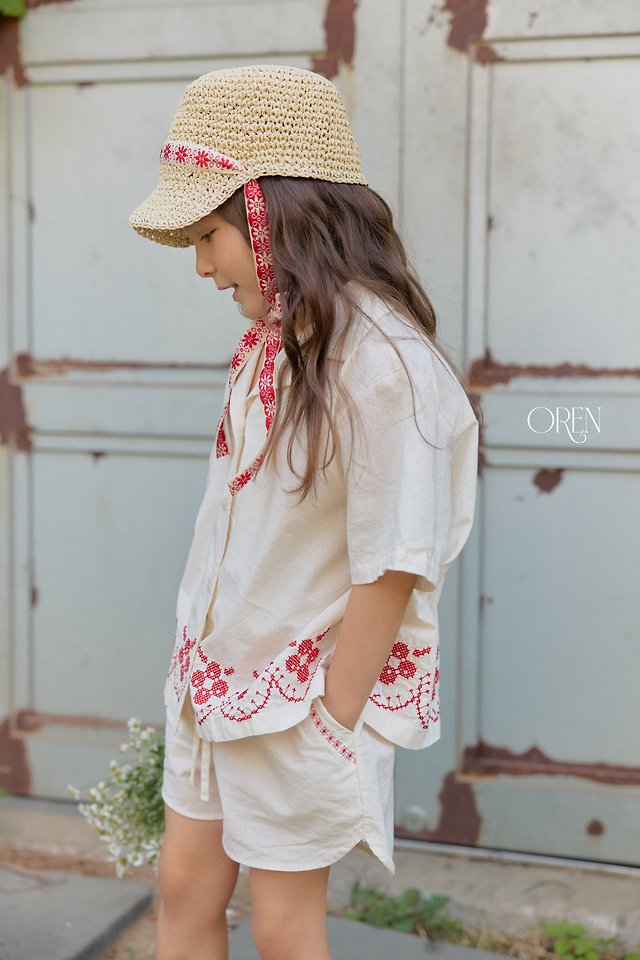 Oren - Korean Children Fashion - #magicofchildhood - Rosier Raffia Strap Ball Cap - 6
