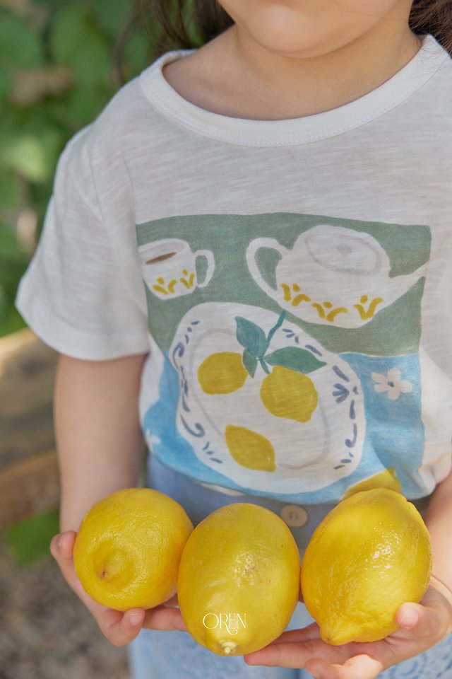 Oren - Korean Children Fashion - #magicofchildhood - Maison Lemon Tee - 3