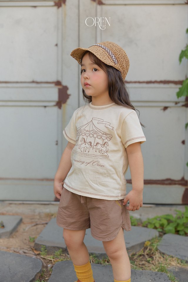 Oren - Korean Children Fashion - #magicofchildhood - Dreaming Carousel Tee - 5