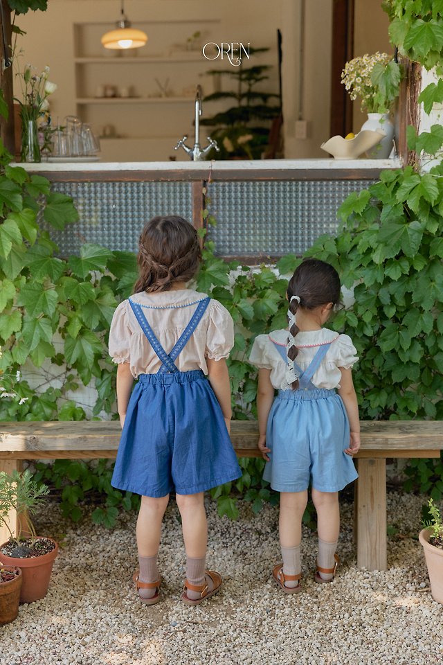 Oren - Korean Children Fashion - #minifashionista - Soleil Denim Overalls - 9