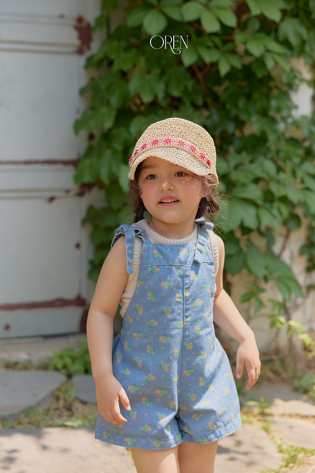 Oren - Korean Children Fashion - #minifashionista - Camellia Jumper Overalls - 12