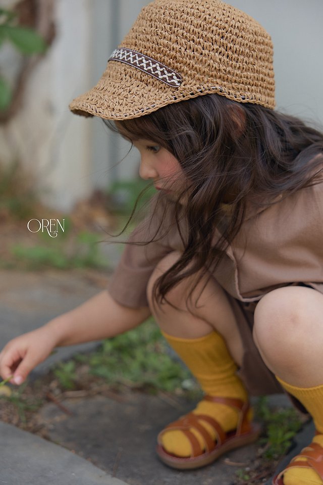 Oren - Korean Children Fashion - #prettylittlegirls - Rosier Raffia Strap Ball Cap - 8
