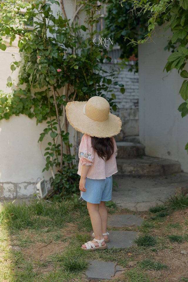 Oren - Korean Children Fashion - #prettylittlegirls - Serenne Raffia Sun Hat - 7