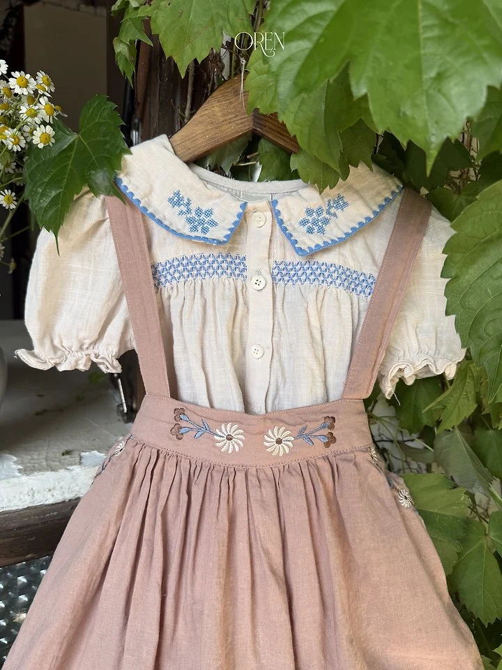 Oren - Korean Children Fashion - #prettylittlegirls - Brisa Jumper Skirt - 9