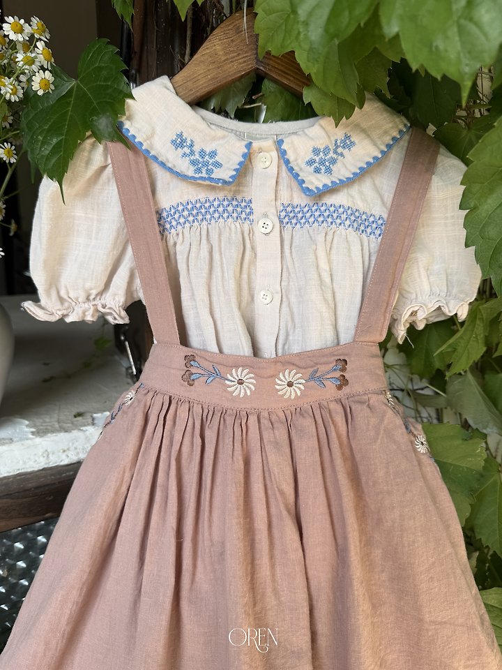 Oren - Korean Children Fashion - #prettylittlegirls - Serenne Smock Blouse - 8