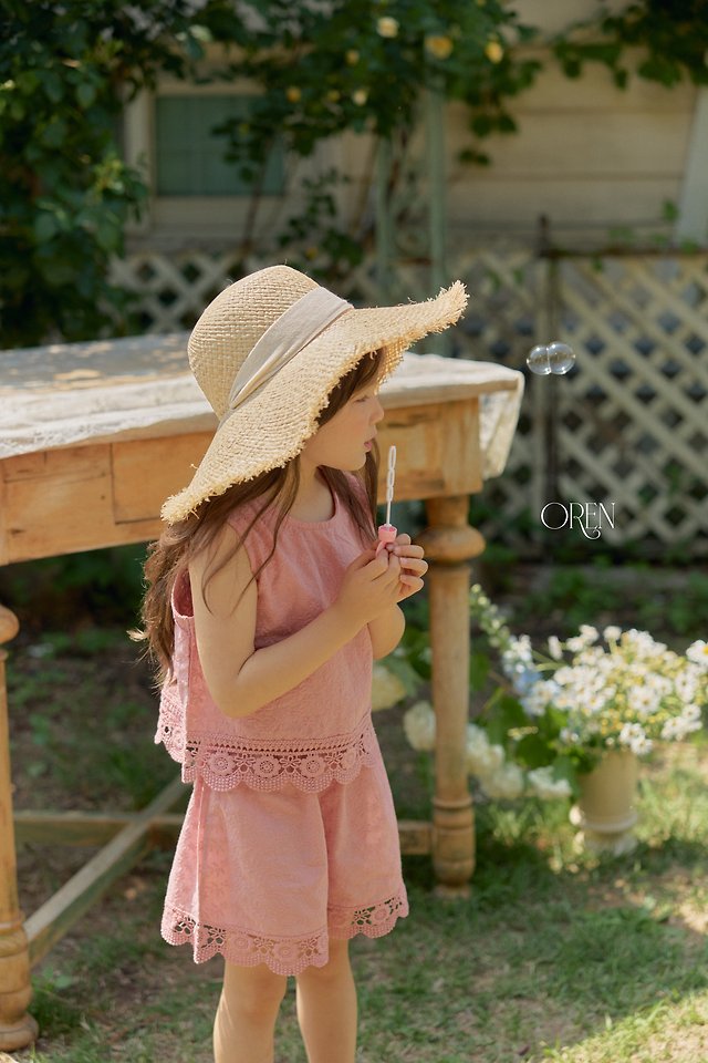 Oren - Korean Children Fashion - #stylishchildhood - Serenne Raffia Sun Hat - 10