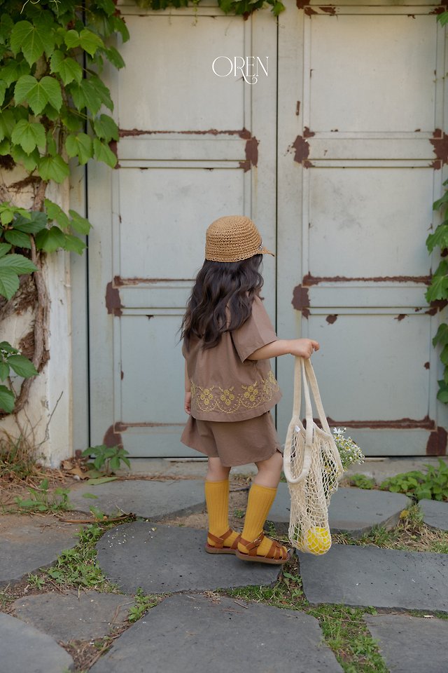 Oren - Korean Children Fashion - #stylishchildhood - Rosier Garden Pants - 9