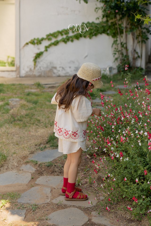 Oren - Korean Children Fashion - #todddlerfashion - Rosier Garden Shirt - 6