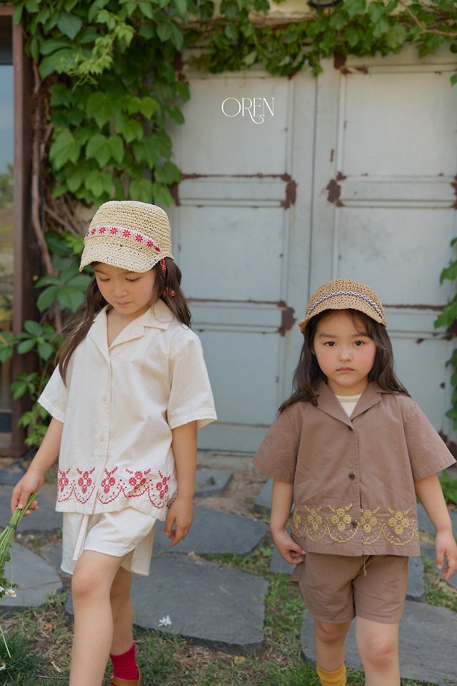 Oren - Korean Children Fashion - #todddlerfashion - Rosier Raffia Strap Ball Cap - 9