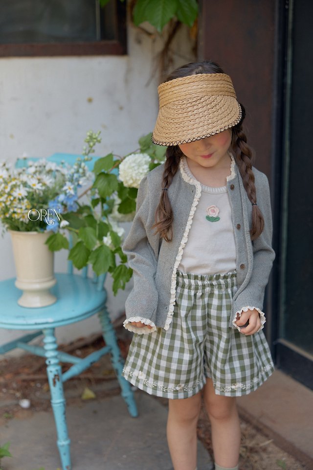 Oren - Korean Children Fashion - #toddlerclothing - Petite Chou Raffia Sun Cap - 8