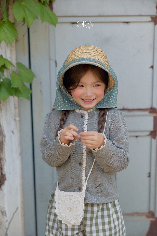 Oren - Korean Children Fashion - #toddlerclothing - Soleil Scarf Straw Hat - 7