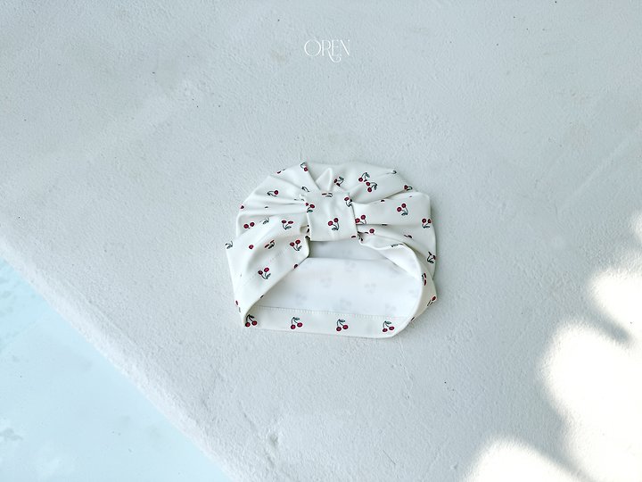 Oren - Korean Children Fashion - #toddlerclothing - Rochelle Cherry Swim Cap - 2