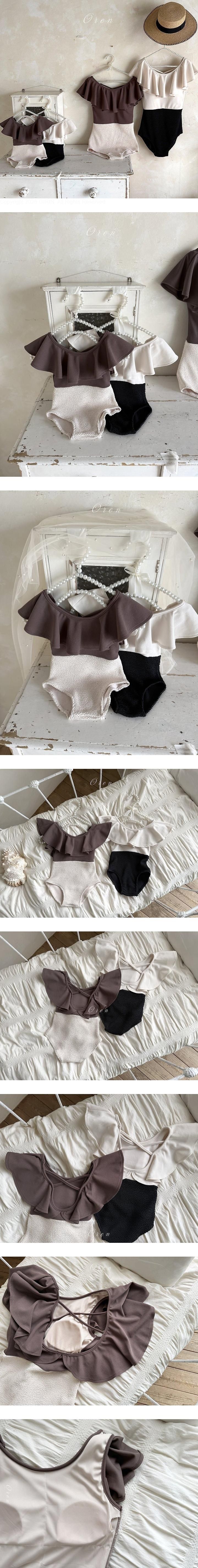 Oren - Korean Women Fashion - #womensfashion - Mom Pepe Swimsuit - 2