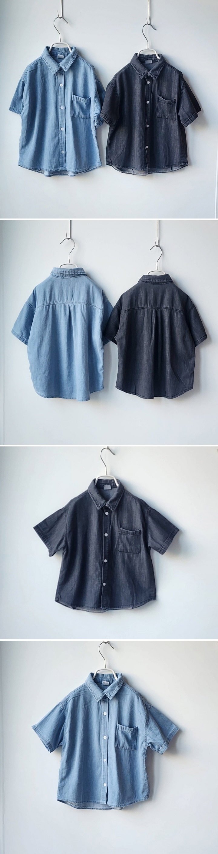 Ossi'i - Korean Children Fashion - #magicofchildhood - Ice Denim Shirt