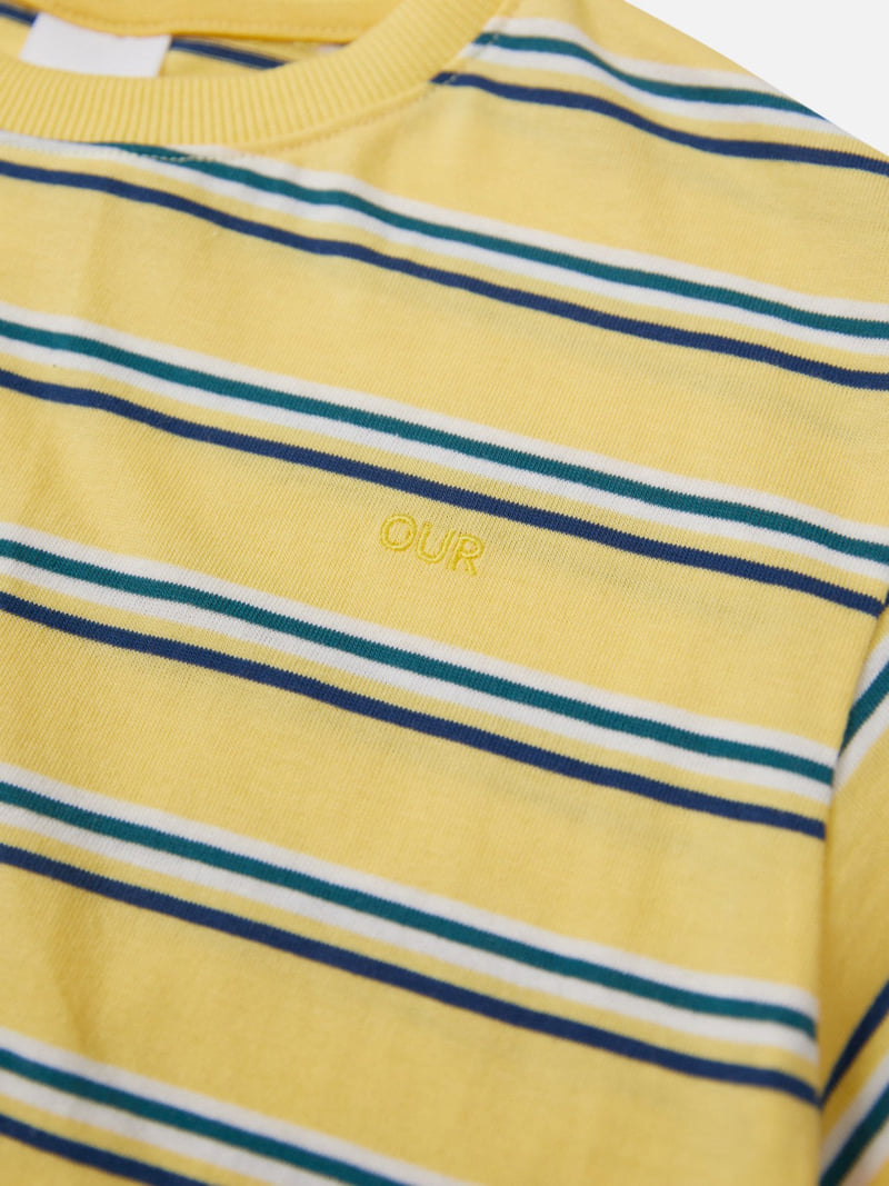 Our - Korean Children Fashion - #kidsshorts - Ade Stripe Tee - 5