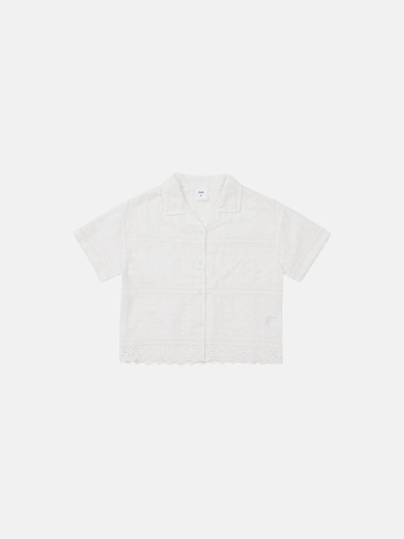 Our - Korean Children Fashion - #kidsshorts - Mansion Punching Shirt - 3