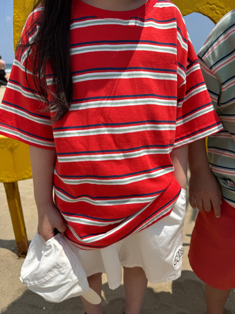 Our - Korean Children Fashion - #minifashionista - Ade Stripe Tee - 11