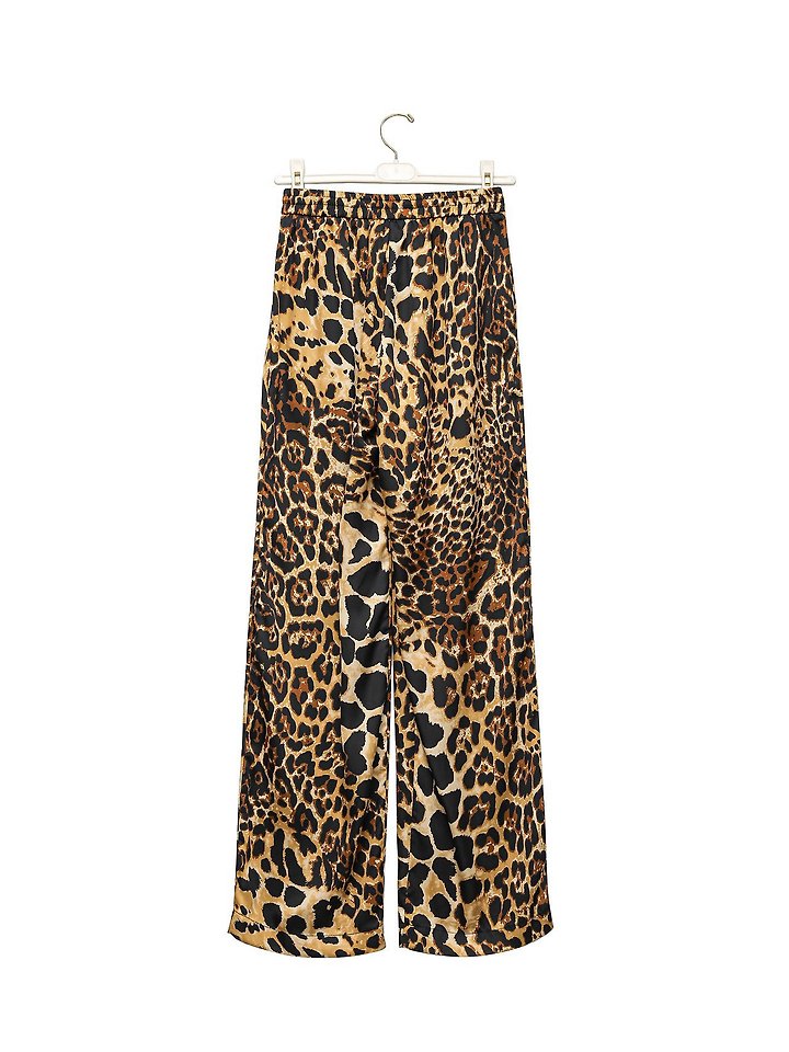 Paper Moon - Korean Women Fashion - #momslook - Satin Banded Wide Trousers - 6