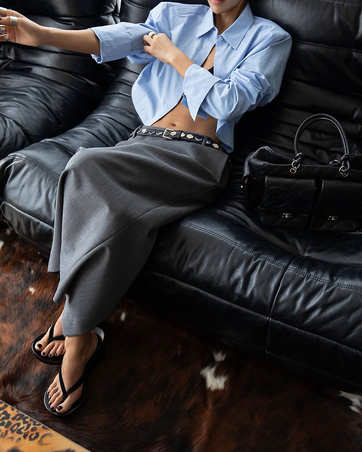 Paper Moon - Korean Women Fashion - #momslook - Classic Back-Slit Midi Pencil Skirt - 7