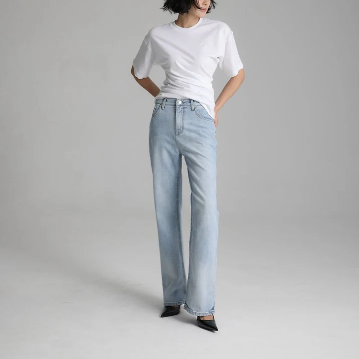 Paper Moon - Korean Women Fashion - #momslook - Twisted Drape Side-Line Detail Tee - 5