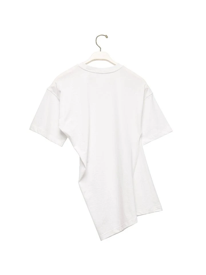 Paper Moon - Korean Women Fashion - #momslook - Twisted Drape Side-Line Detail Tee - 7