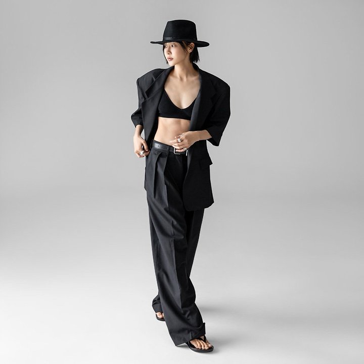 Paper Moon - Korean Women Fashion - #momslook - Summer Wool Low-Waist Trousers - 2