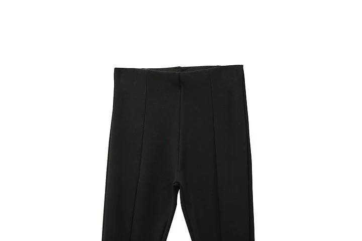 Paper Moon - Korean Women Fashion - #momslook - Ribbed Side-Slit Leggings - 10