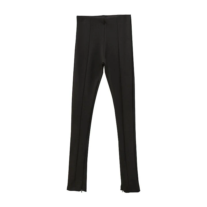 Paper Moon - Korean Women Fashion - #momslook - Ribbed Side-Slit Leggings - 8