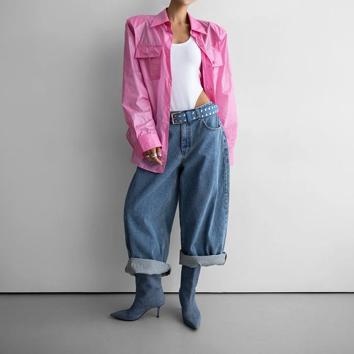 Paper Moon - Korean Women Fashion - #momslook - Nylon Summer Utility Pocket Shirt - 2