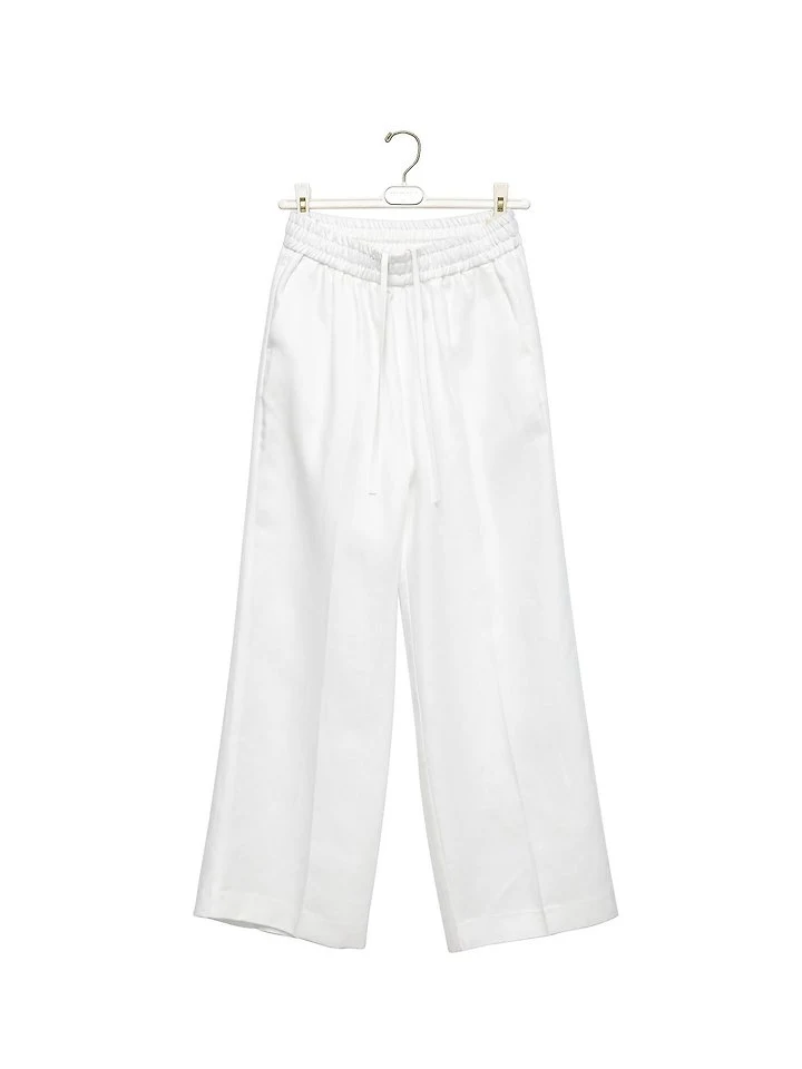 Paper Moon - Korean Women Fashion - #momslook - Linen Drawstring Trousers - 9