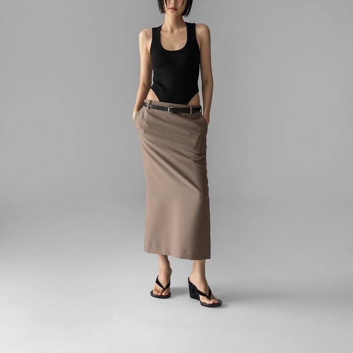 Paper Moon - Korean Women Fashion - #momslook - Essential Ribbed Sleeveless Bodysuit - 3