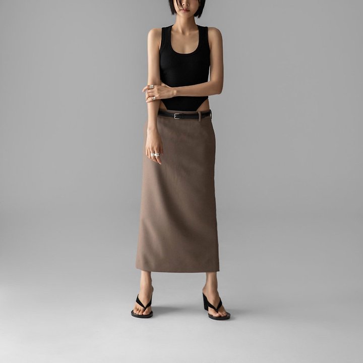 Paper Moon - Korean Women Fashion - #momslook - Essential Ribbed Sleeveless Bodysuit - 5