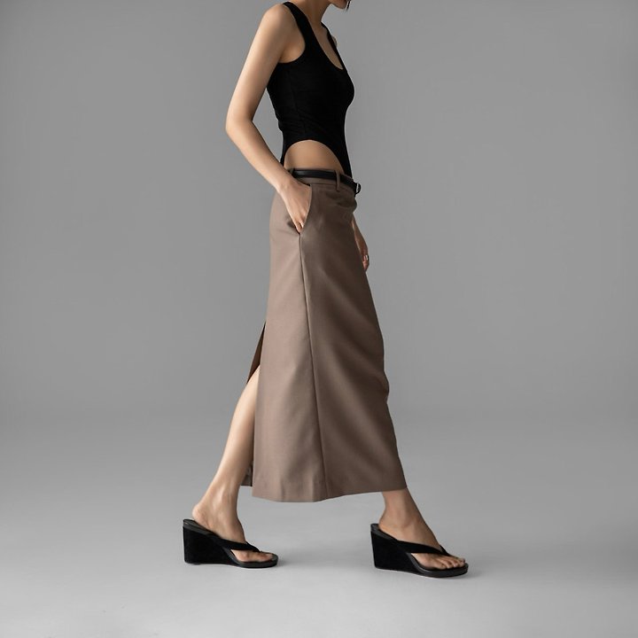 Paper Moon - Korean Women Fashion - #momslook - Essential Ribbed Sleeveless Bodysuit - 8