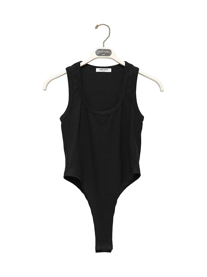 Paper Moon - Korean Women Fashion - #momslook - Essential Ribbed Sleeveless Bodysuit - 9
