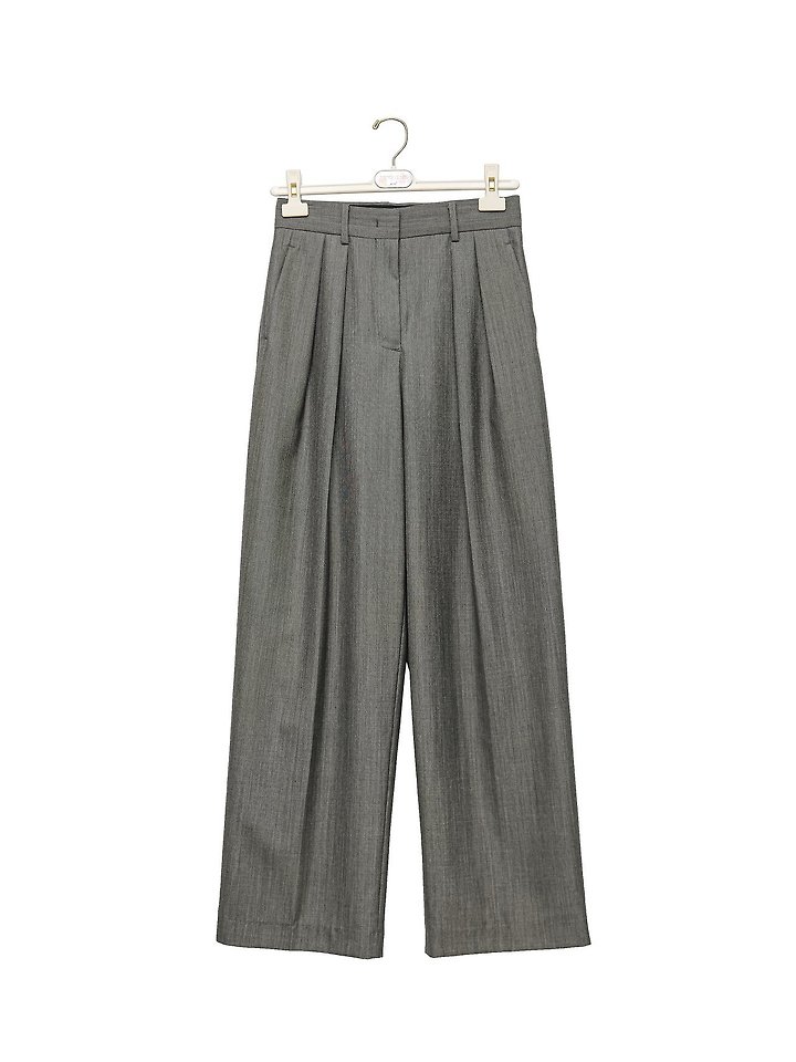 Paper Moon - Korean Women Fashion - #momslook - Summer Wool Low-Waist Trousers - 6