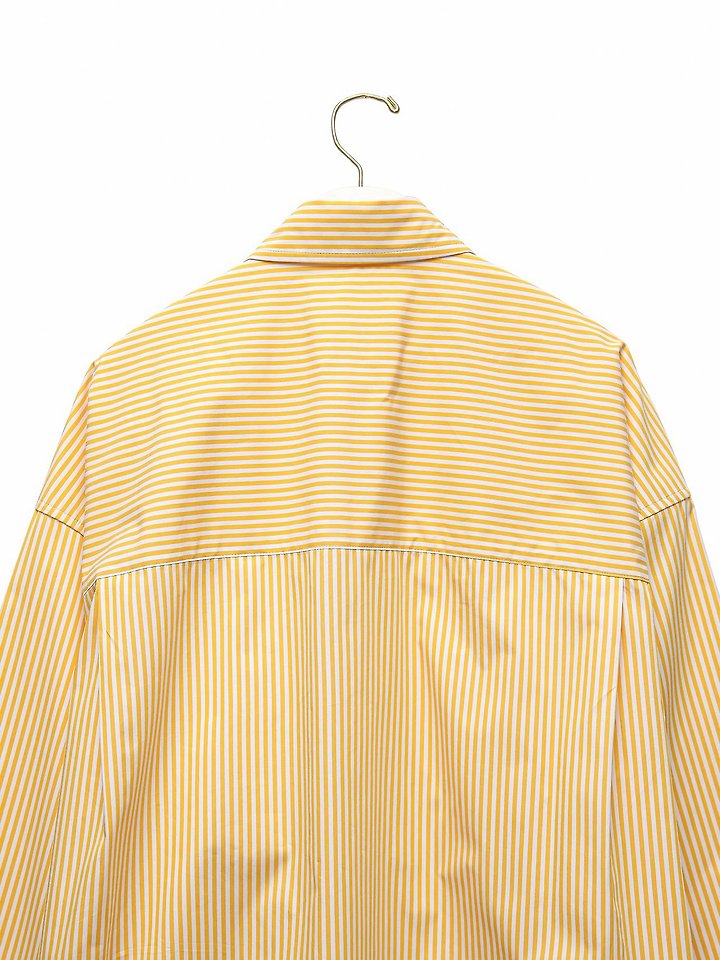Paper Moon - Korean Women Fashion - #momslook - Lounge Stripe Button-Down Shirt - 12