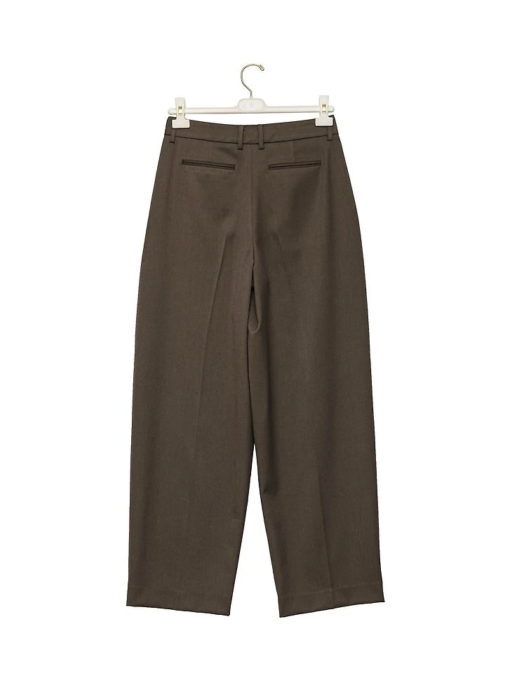 Paper Moon - Korean Women Fashion - #momslook - Wool Silk Low-Rise Trousers - 7