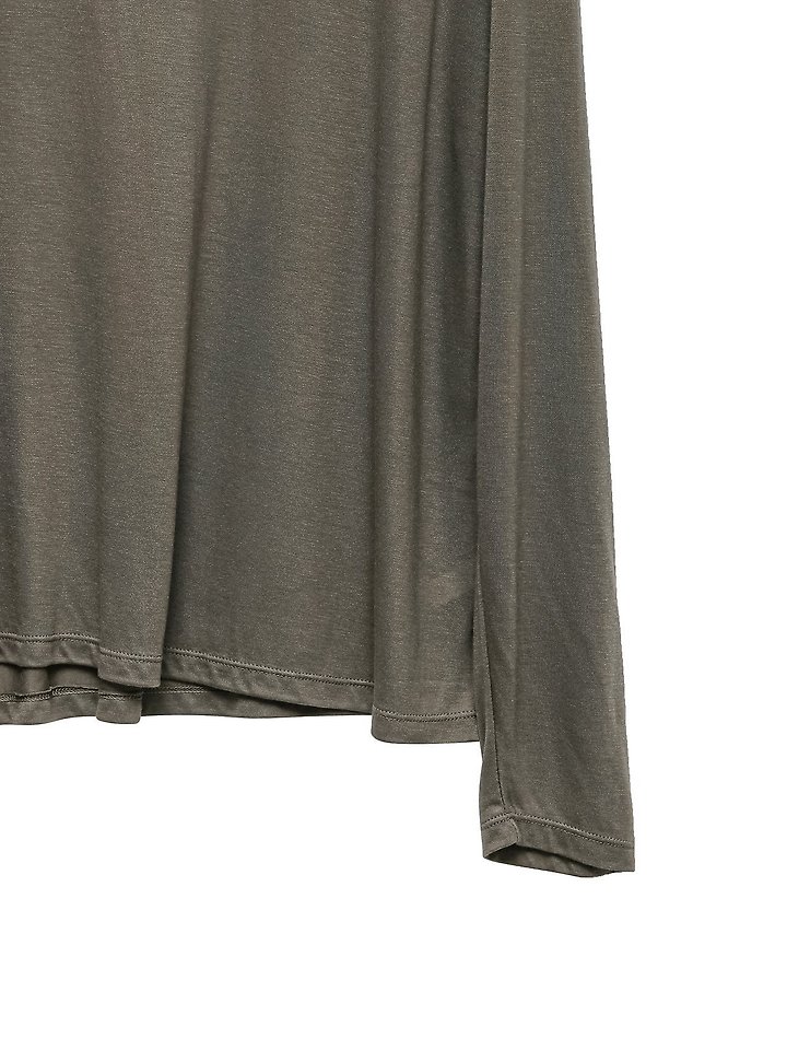 Paper Moon - Korean Women Fashion - #pursuepretty - Classic Oversized Soft Modal Long-Sleeve Tee - 8