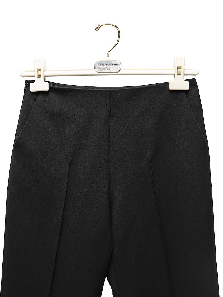 Paper Moon - Korean Women Fashion - #pursuepretty - Crease-Line Slit Midi Pants - 10