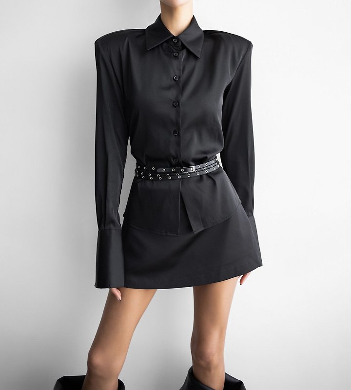 Paper Moon - Korean Women Fashion - #pursuepretty - Satin Micro Skort - 5