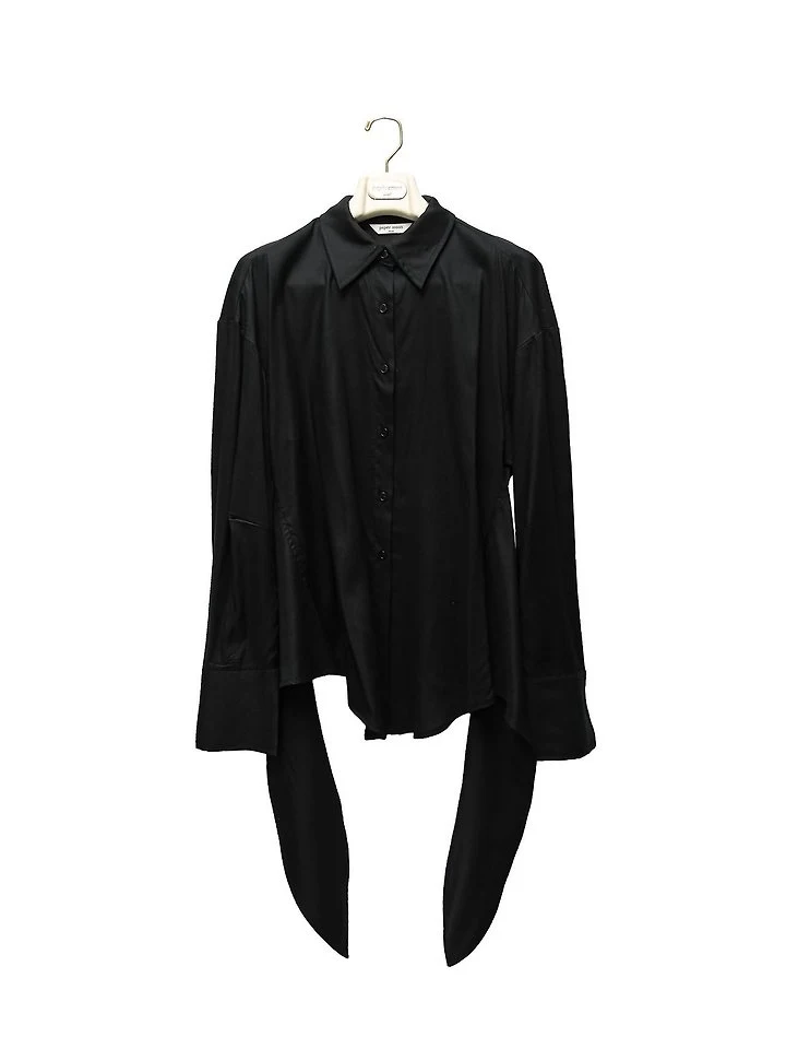 Paper Moon - Korean Women Fashion - #restrostyle - Back Cut-Out Knot Shirt - 6